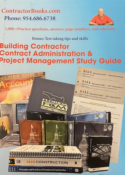 $149 Building Contractor Contract Administration & Project Management Study Guide