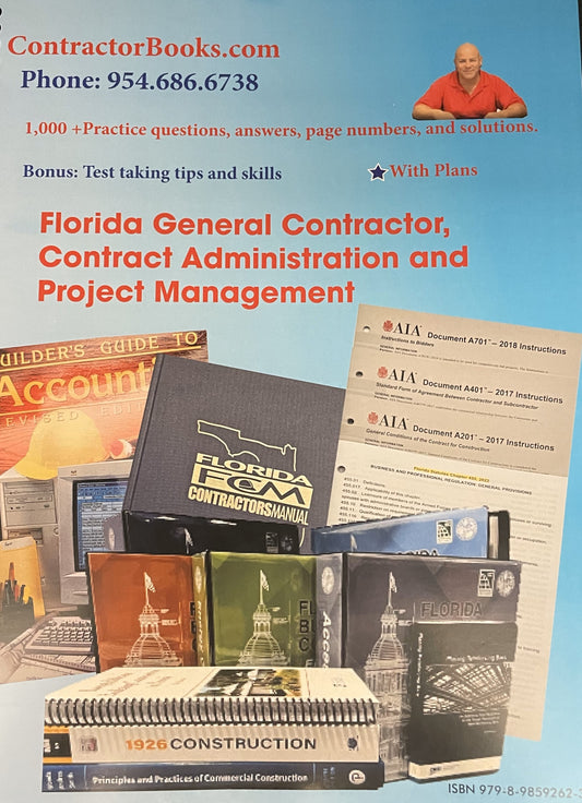 $149 General Contractor Contract Administration & Project Management Study Guide