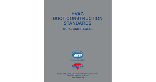HVAC Duct Construction Standards - Metal and Flexible, 4th Edition 2022 Highlighted and Tabbed